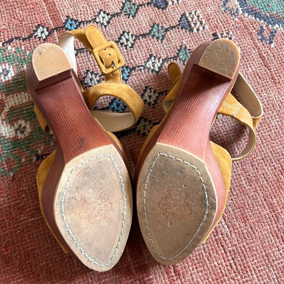 Vince Camuto | Platform Block Heel Sandals Size 8.5/39 - Picture 4 of 4